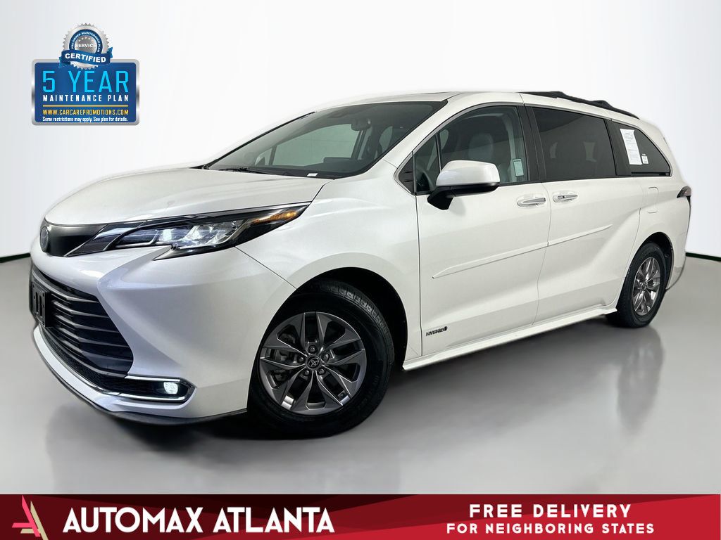 2021 Toyota Sienna Hybrid XLE - 22580642 - 0