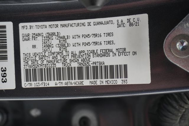 2021 Toyota Tacoma 2WD  - 22990302 - 25