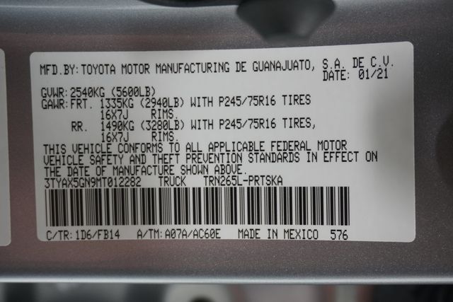 2021 Toyota Tacoma 2WD  - 23020121 - 26
