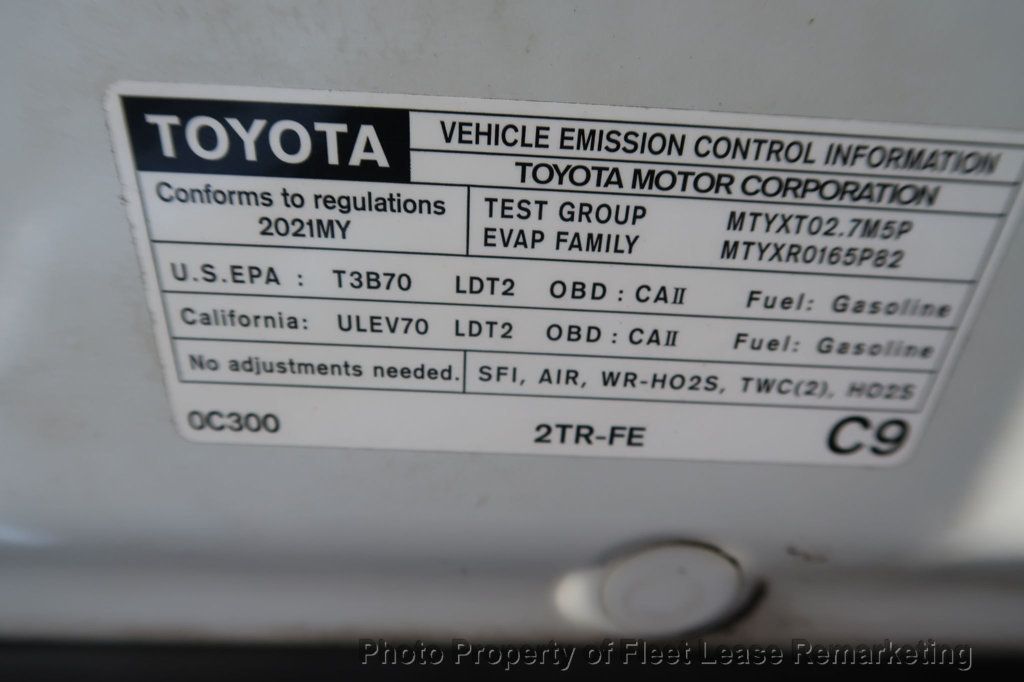 2021 Toyota Tacoma 2WD Tacoma 2WD Ext Cab Long Bed - 23048530 - 40