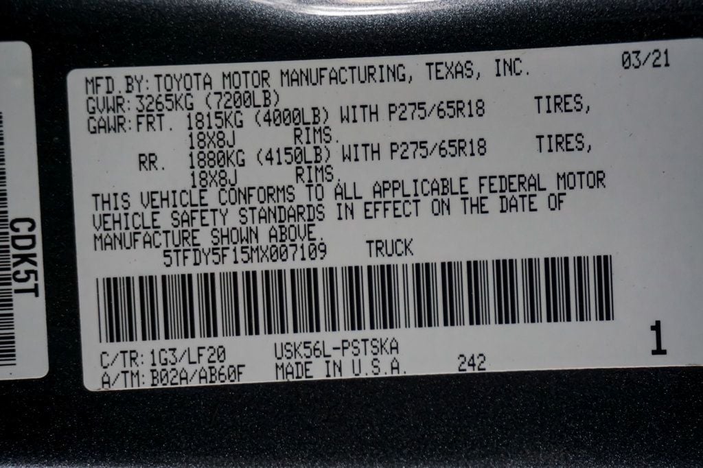 2021 Toyota Tundra 4WD *TRD Pro CrewMax* *4x4* *Magnetic Gray/Black Leather* *1-Owner* - 23022976 - 24