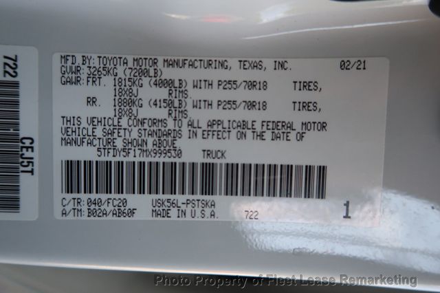 2021 Toyota Tundra 4WD Tundra 4WD Crew Cab Max SR5 - 23082280 - 13