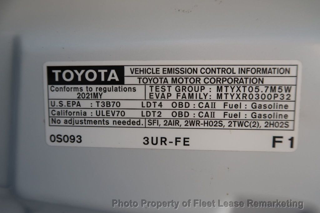 2021 Toyota Tundra 4WD Tundra 4WD Crew Cab Max SR5 - 23082280 - 43