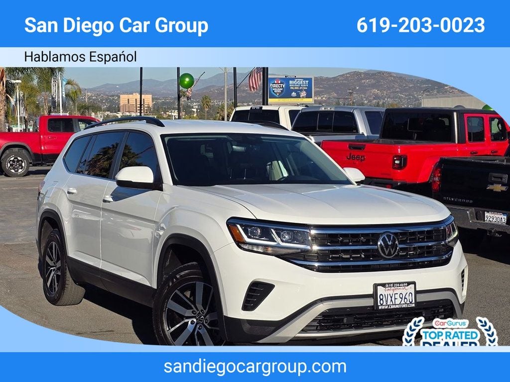 2021 Volkswagen Atlas 2.0T SE - 22682186 - 0