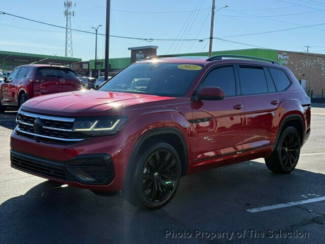 2021 Volkswagen Atlas SEL V6 PREMIUM R-LINE 4MOTION W/ SAFTEY TECH - 22967494 - 6