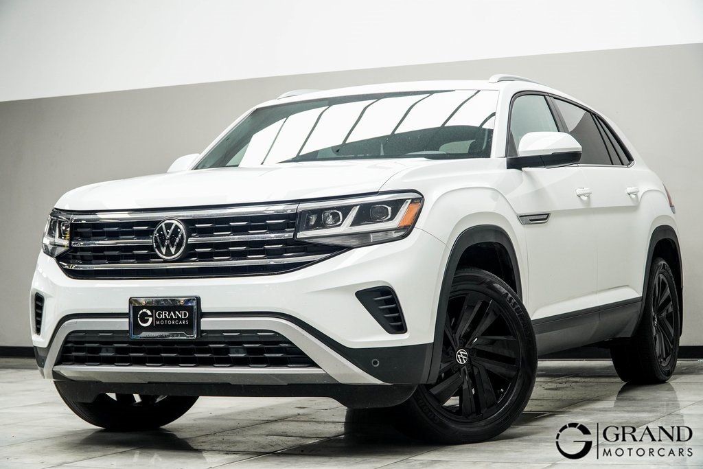Used 2021 Volkswagen Atlas Cross Sport SE w/Tech with VIN 1V2JE2CA2MC240563 for sale in Kennesaw, GA