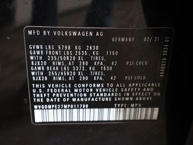 2021 Volkswagen ID.4 1st Edition RWD - 22997601 - 52