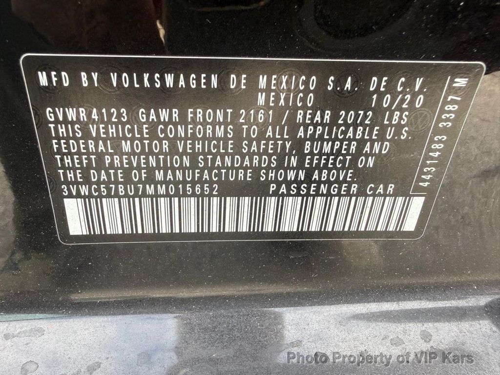 2021 Volkswagen Jetta SE Automatic - 22964423 - 18