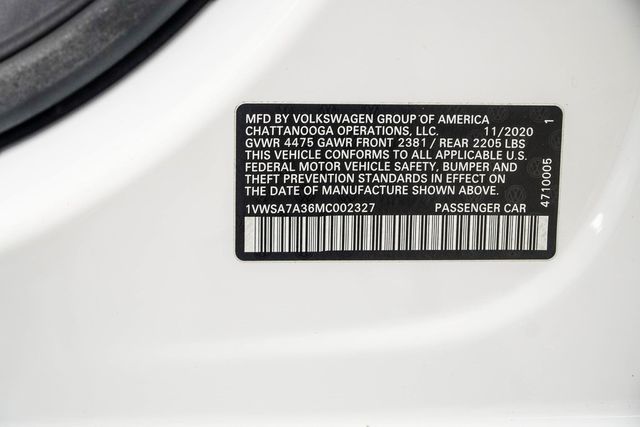 2021 Volkswagen Passat 2.0T SE Automatic - 22956655 - 37