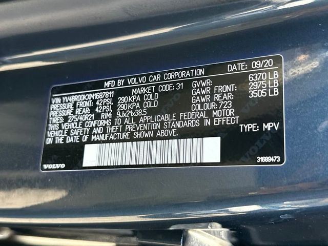 2021 Volvo XC90 Recharge T8 eAWD PHEV Inscription Expression 6P - 22918199 - 21