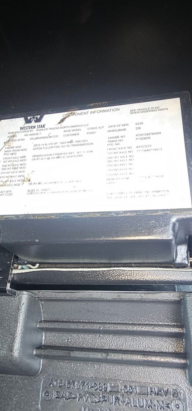 2021 Western Star 5700  - 22980327 - 19