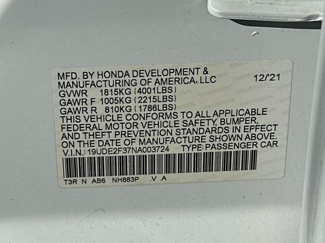 2022 Acura ILX Sedan - 23006692 - 21