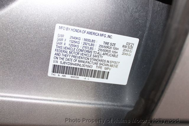 2022 Acura MDX FWD w/Technology Package - 22693005 - 37