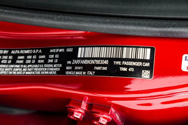 2022 Alfa Romeo Giulia Veloce - 23022595 - 46