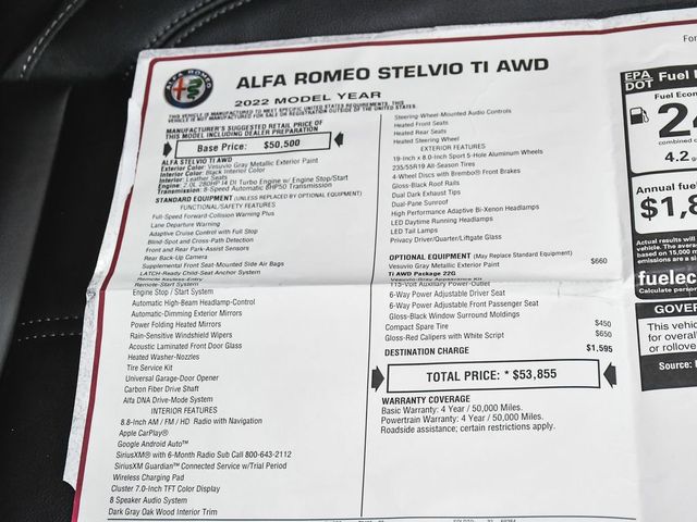 2022 Alfa Romeo Stelvio Ti - 23050111 - 63