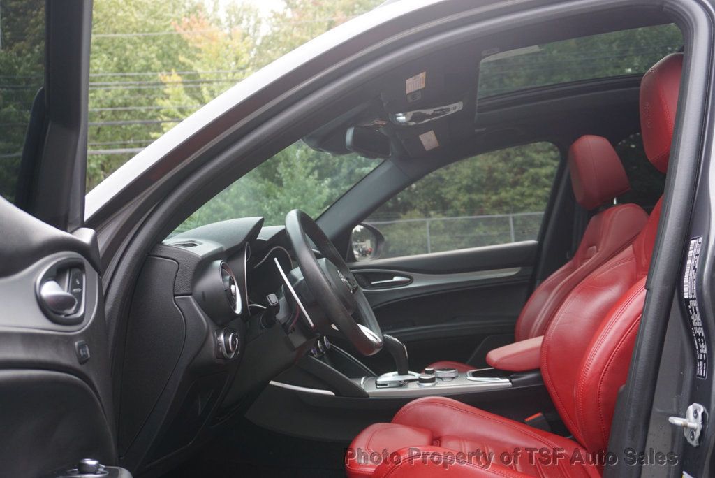 2022 Alfa Romeo Stelvio Veloce AWD RED LEATHER CARPLAY NAVIGATION PANO ROOF HEATED SEATS - 23087429 - 9
