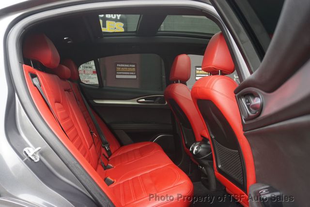 2022 Alfa Romeo Stelvio Veloce AWD RED LEATHER CARPLAY NAVIGATION PANO ROOF HEATED SEATS - 23087429 - 14