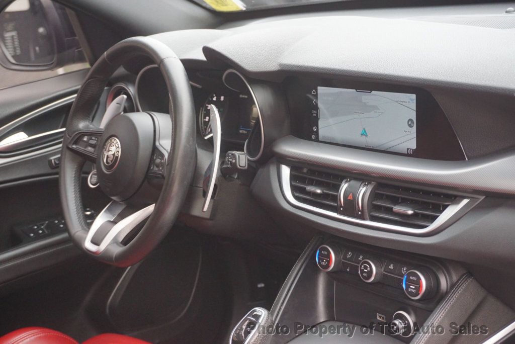 2022 Alfa Romeo Stelvio Veloce AWD RED LEATHER CARPLAY NAVIGATION PANO ROOF HEATED SEATS - 23087429 - 21