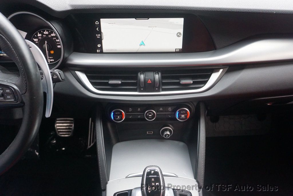 2022 Alfa Romeo Stelvio Veloce AWD RED LEATHER CARPLAY NAVIGATION PANO ROOF HEATED SEATS - 23087429 - 22