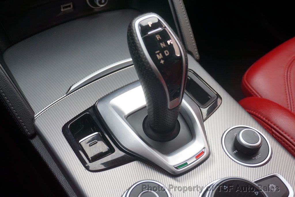 2022 Alfa Romeo Stelvio Veloce AWD RED LEATHER CARPLAY NAVIGATION PANO ROOF HEATED SEATS - 23087429 - 34