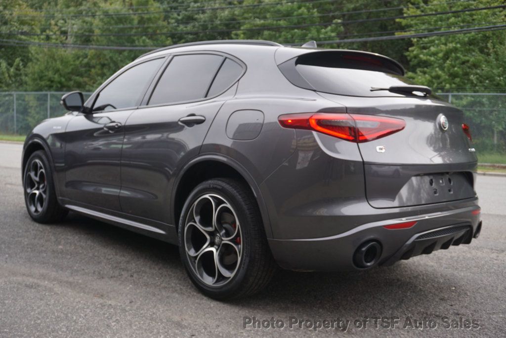 2022 Alfa Romeo Stelvio Veloce AWD RED LEATHER CARPLAY NAVIGATION PANO ROOF HEATED SEATS - 23087429 - 4