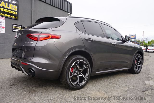 2022 Alfa Romeo Stelvio Veloce AWD RED LEATHER CARPLAY NAVIGATION PANO ROOF HEATED SEATS - 23087429 - 6