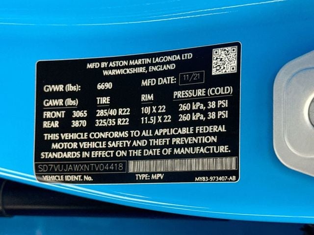 2022 Aston Martin DBX AWD - 23003942 - 33
