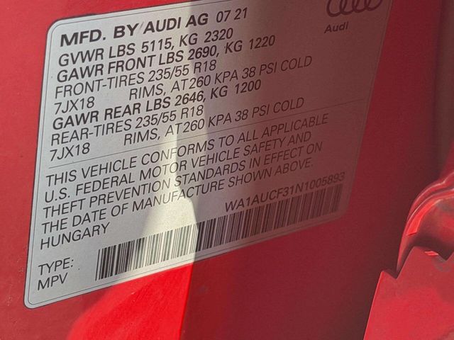 2022 Audi Q3 Premium 40 TFSI quattro - 22975307 - 17