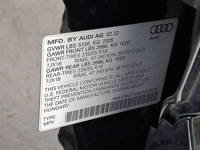 2022 Audi Q3 S line Premium 45 TFSI quattro - 22946546 - 25