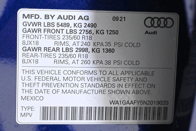 2022 Audi Q5 45 S line Premium - 22938685 - 23