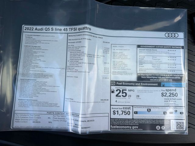2022 Audi Q5 S line Premium 45 TFSI quattro - 22913077 - 47