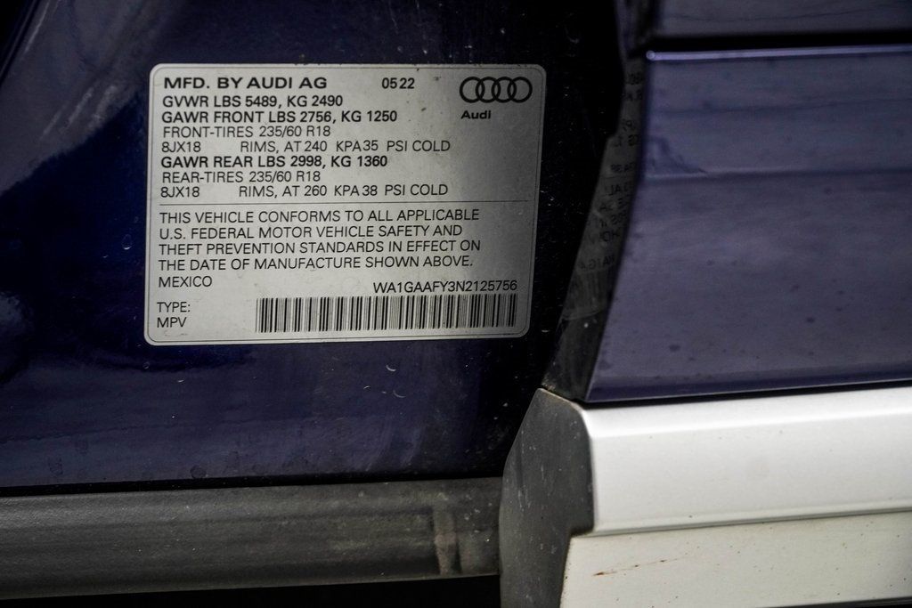 2022 Audi Q5 S line Premium 45 TFSI photo 35