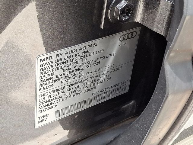2022 Audi Q7 Premium 55 TFSI quattro - 22864543 - 25