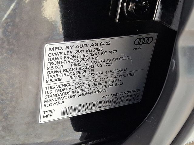 2022 Audi Q7 Premium 55 TFSI quattro - 22942107 - 25