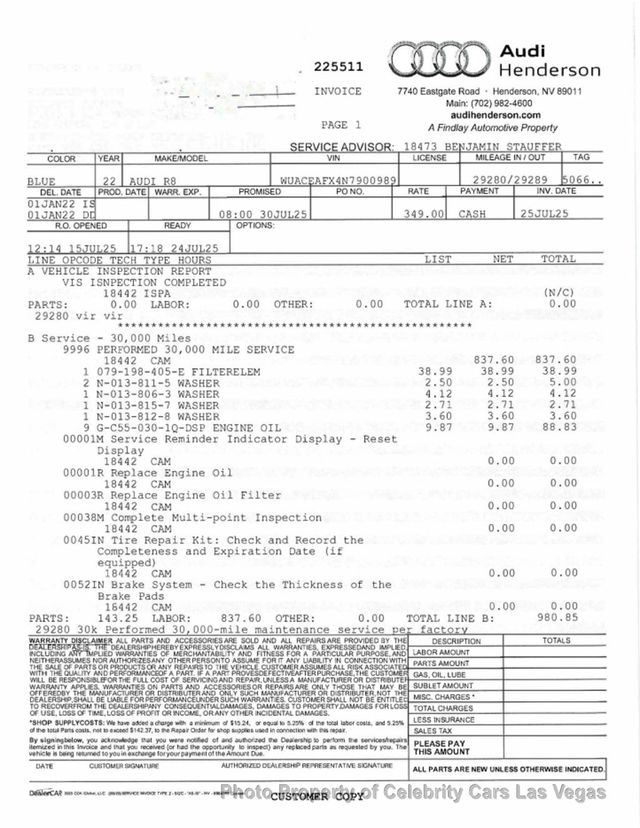 2022 Audi R8 Coupe V10 performance RWD - 22901215 - 37