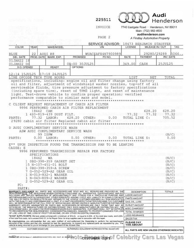 2022 Audi R8 Coupe V10 performance RWD - 22901215 - 38