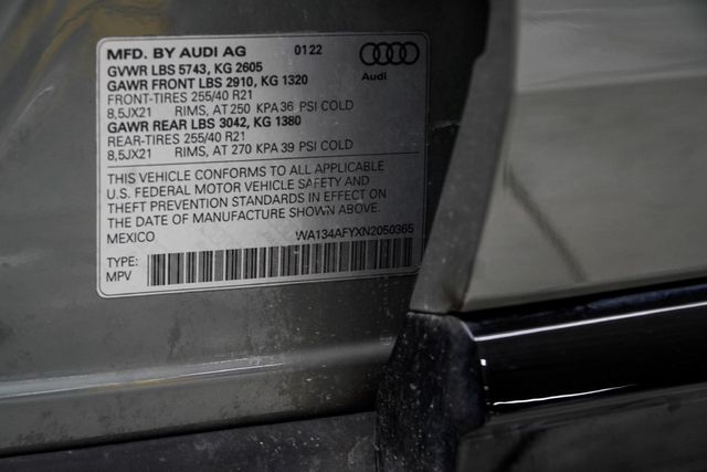 2022 Audi SQ5 Sportback Prestige 3.0 TFSI quattro - 23070299 - 52