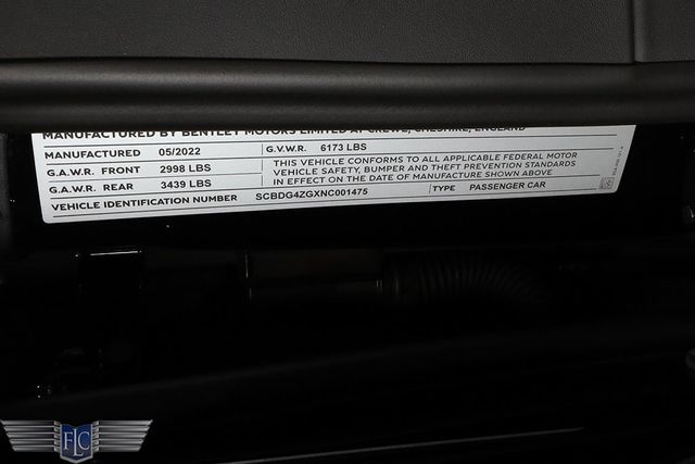 2022 Bentley Continental GTC V8 Mulliner Convertible - 22970433 - 37