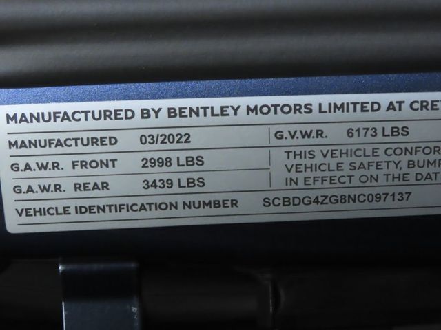 2022 Bentley Continental GT Mulliner Convertible - 22956704 - 40