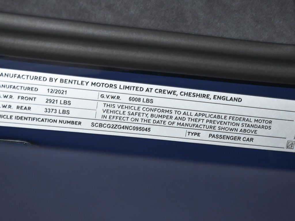 2022 Bentley Continental GT V8 photo 14
