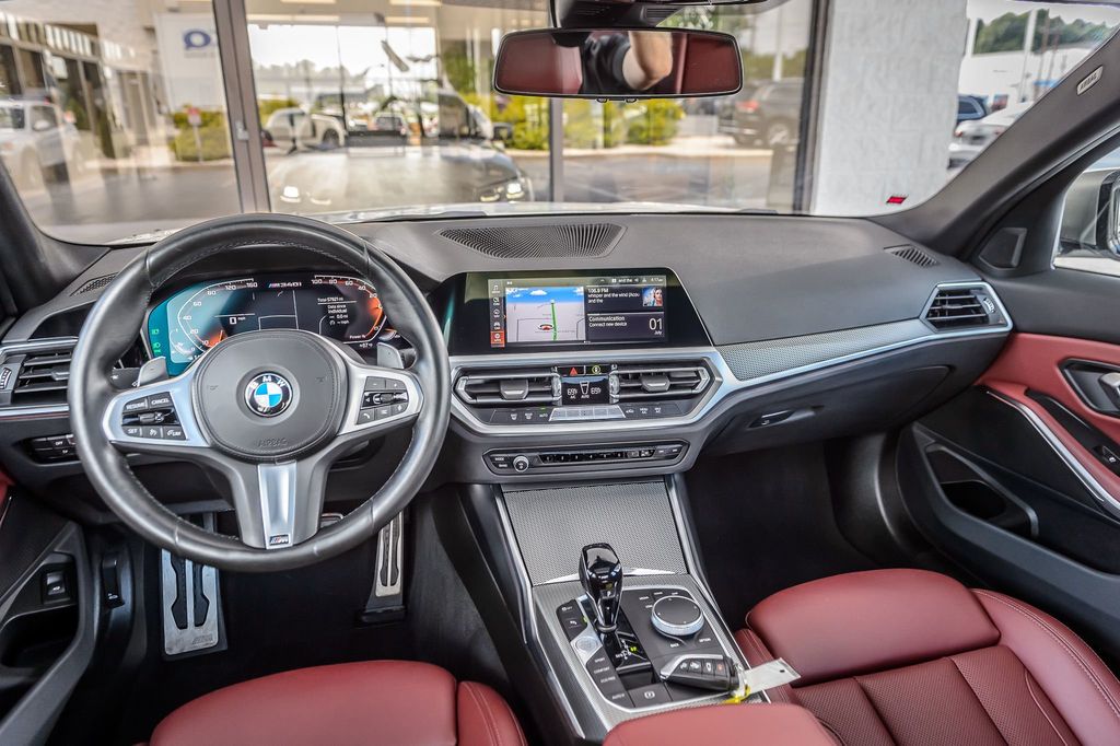 2022 BMW 3 Series M340i xDRIVE - WHITE ON RED - NAV - CARPLAY - SUPER CLEAN  - 22879103 - 35