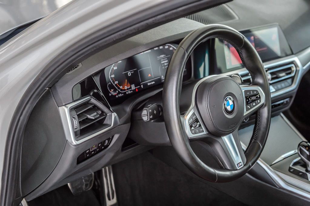 2022 BMW 3 Series M340i xDRIVE - WHITE ON RED - NAV - CARPLAY - SUPER CLEAN  - 22879103 - 36