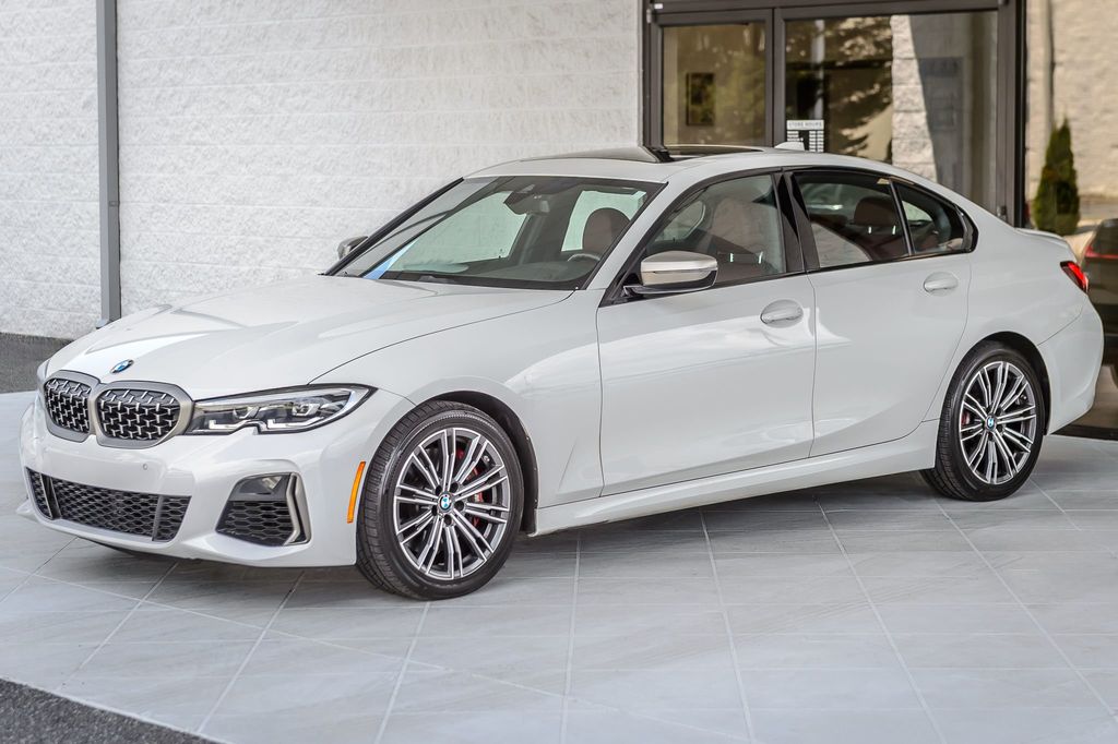 2022 BMW 3 Series M340i xDRIVE - WHITE ON RED - NAV - CARPLAY - SUPER CLEAN  - 22879103 - 6