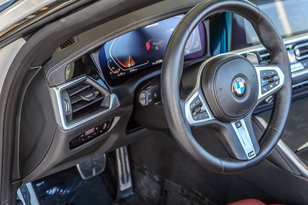 2022 BMW 4 Series M440i WHITE ON RED NAV BACKUP CAM LOW MILES LOADED MUST SEE - 22908639 - 32