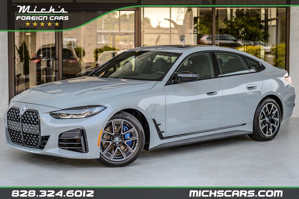 2022 BMW 4 Series M440i xDRIVE GRAN COUPE - BROOKLYN GRAY - NAV - BLUETOOTH - MINT - 23055425 - 0