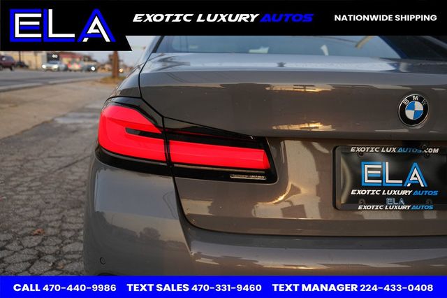 2022 BMW 5 Series COMFORT PAK! M PAK! UPGRADED DIAMOND CUT LEATHER INTERIOR! CLEAN - 22948866 - 12