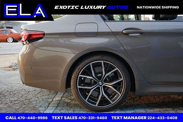 2022 BMW 5 Series COMFORT PAK! M PAK! UPGRADED DIAMOND CUT LEATHER INTERIOR! CLEAN - 22948866 - 18