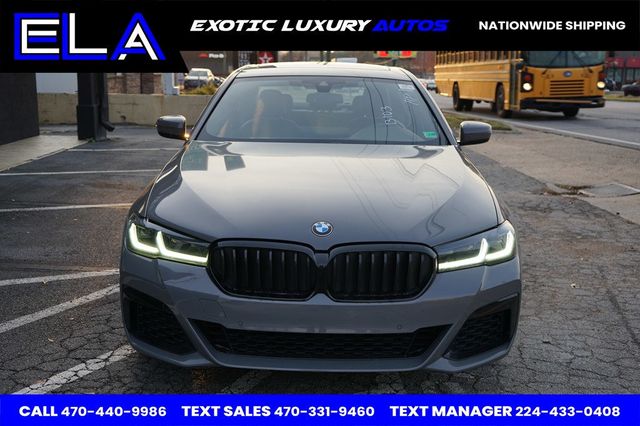 2022 BMW 5 Series COMFORT PAK! M PAK! UPGRADED DIAMOND CUT LEATHER INTERIOR! CLEAN - 22948866 - 23