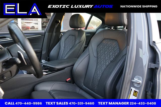 2022 BMW 5 Series COMFORT PAK! M PAK! UPGRADED DIAMOND CUT LEATHER INTERIOR! CLEAN - 22948866 - 27