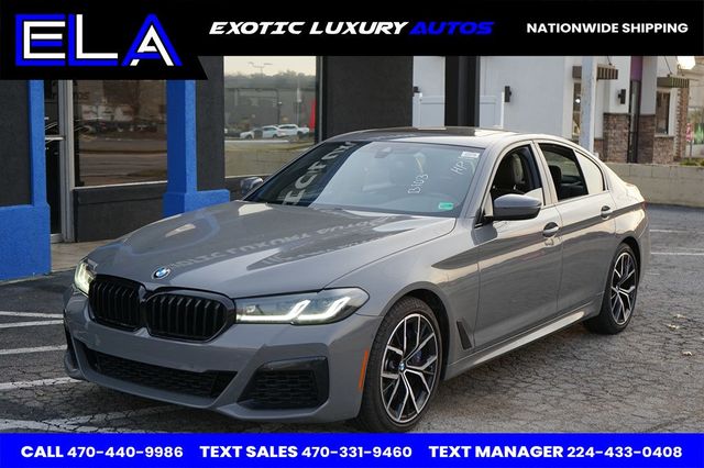 2022 BMW 5 Series COMFORT PAK! M PAK! UPGRADED DIAMOND CUT LEATHER INTERIOR! CLEAN - 22948866 - 2